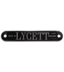 Plaquette à riveter pour selle monoplace "LYCETT"