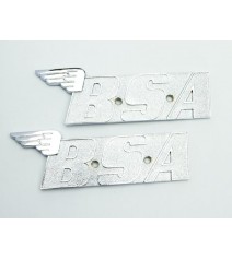 Paire badges de réservoir BSA 1971 à 73 (29118)