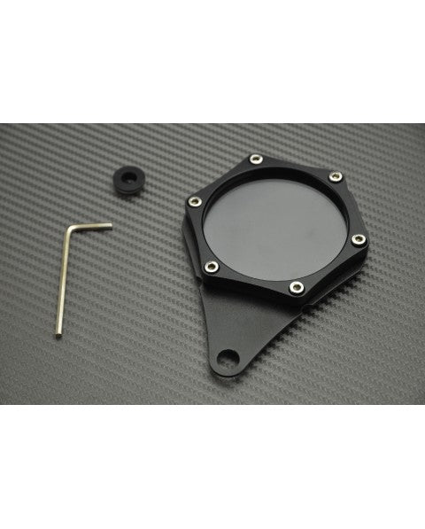 (E11010) Porte vignette aluminium noir
