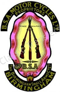 décalque BSA 3 fusils