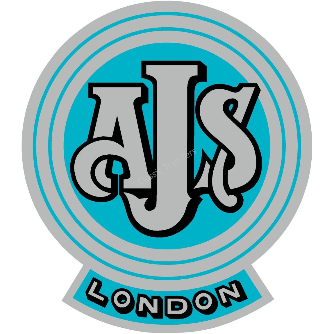 décalque AJS bleu