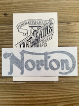 Transfert Norton Logo noir (réservoir)