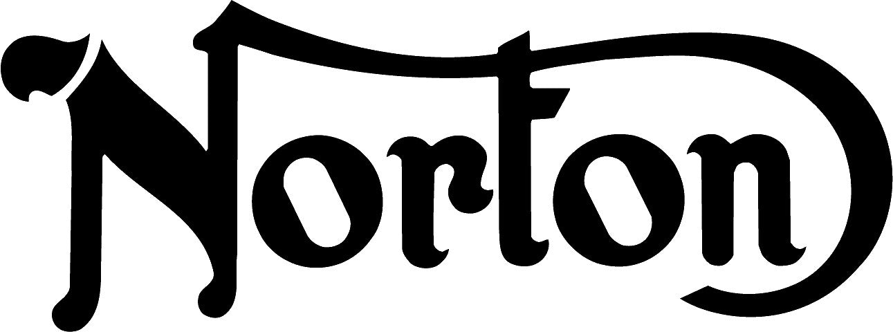 Transfert Norton Logo noir (réservoir)