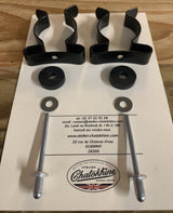 kit colliers fourche à clipper pour plaque de numéro