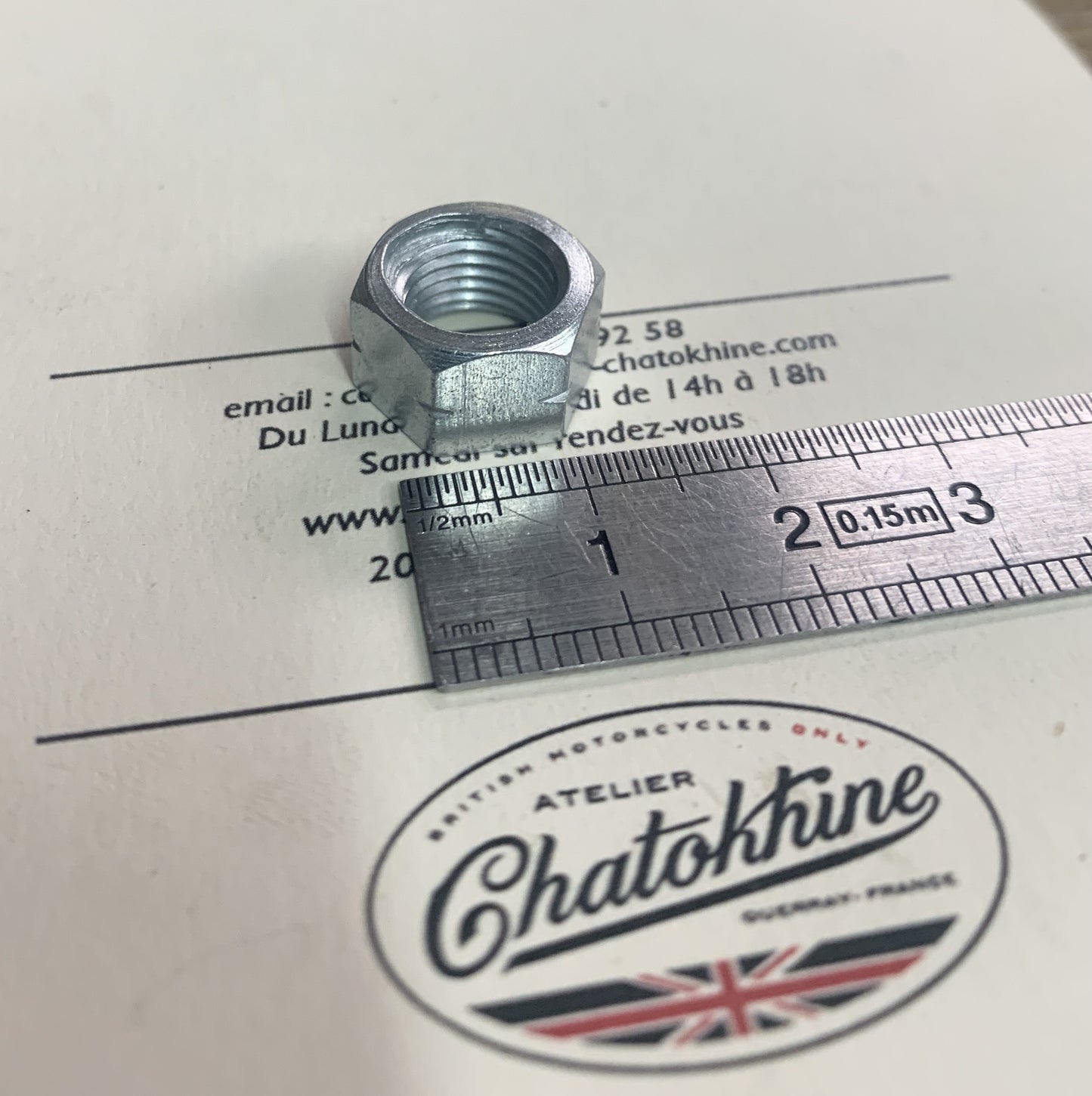 écrou d'embase pour Triumph boite séparée 350/500cc