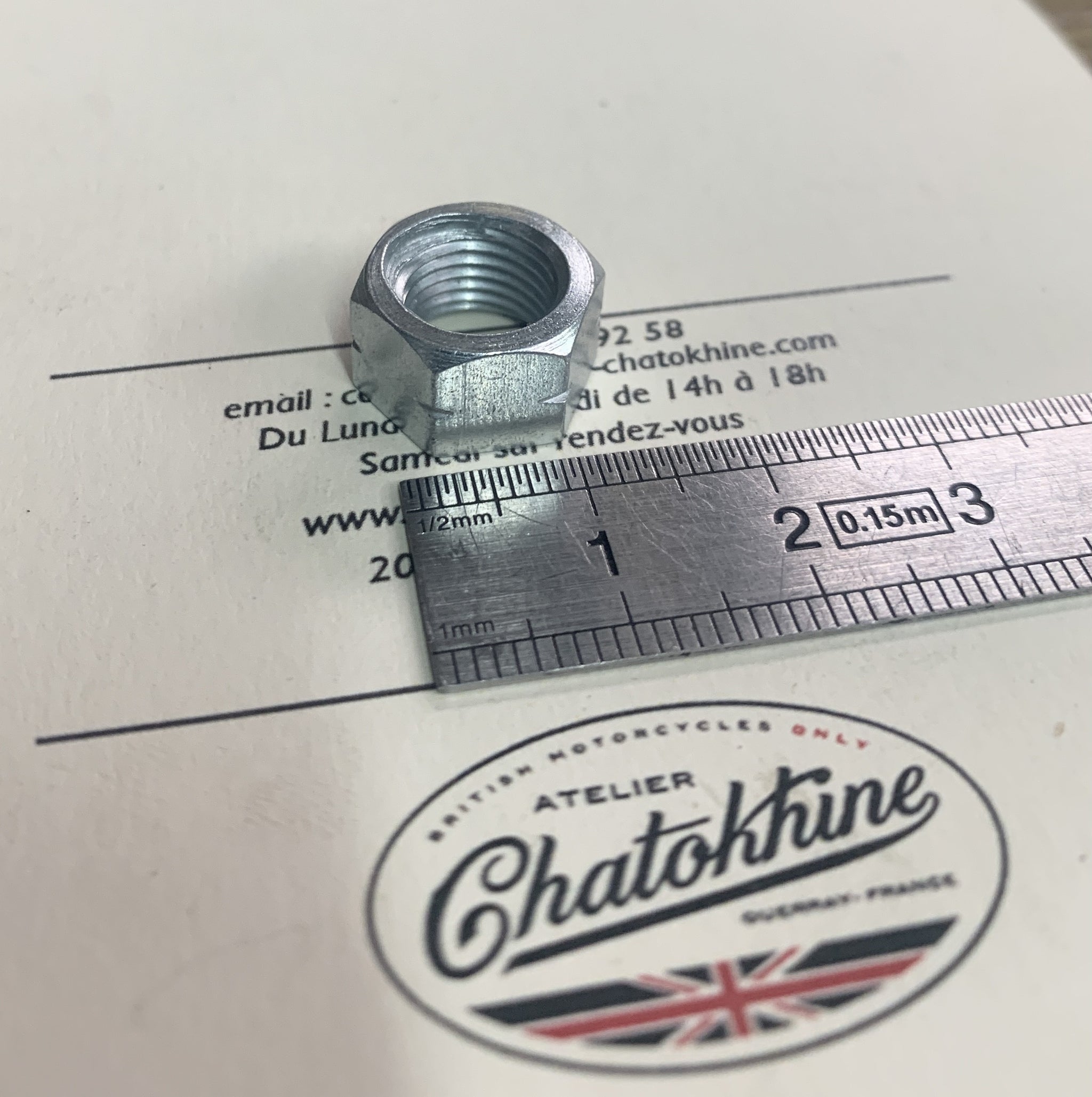 écrou d'embase pour Triumph boite séparée 350/500cc
