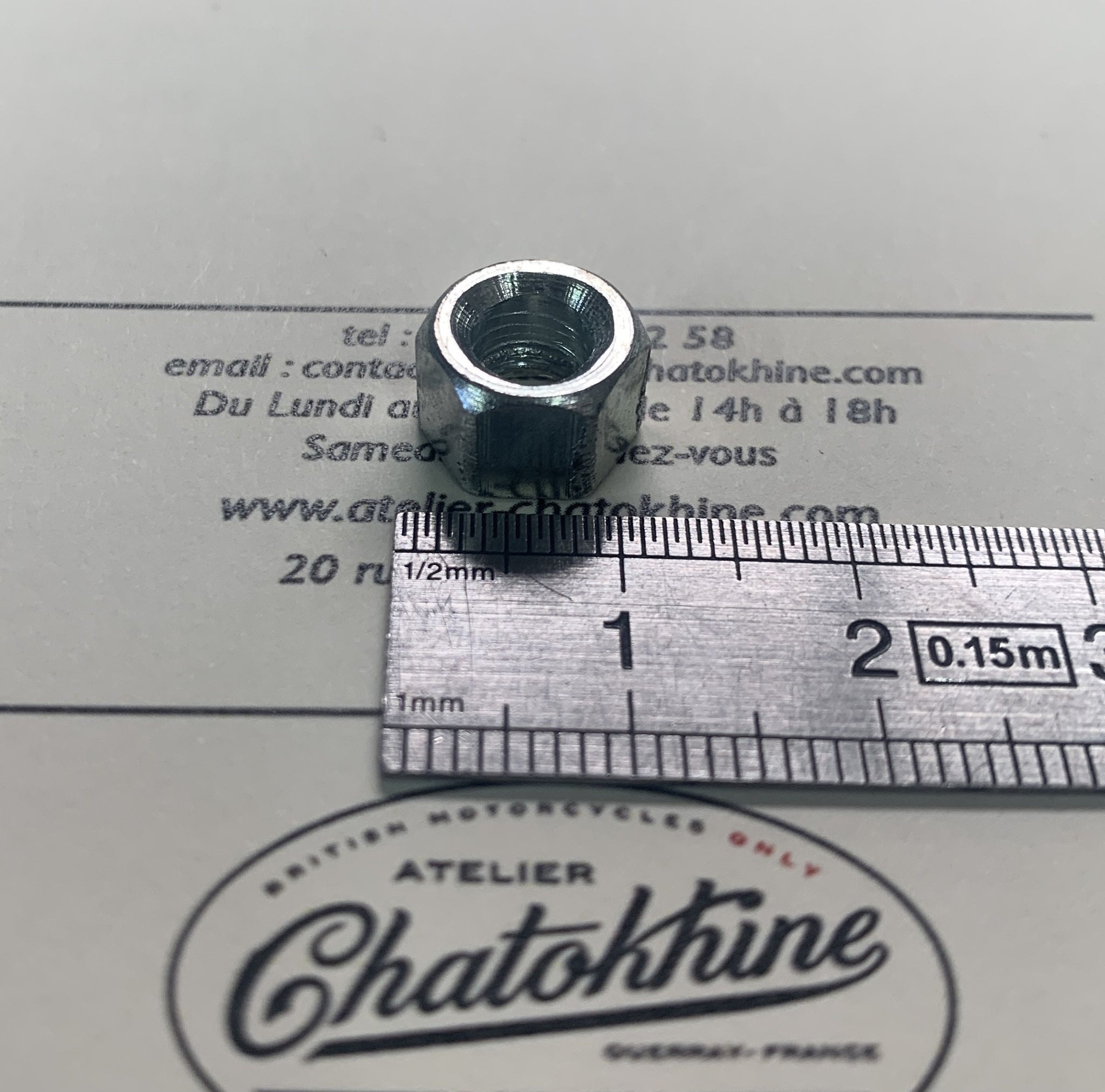 écrou étroit 1/4'' CEI