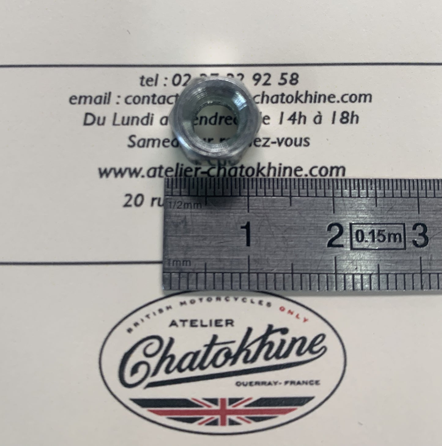 écrou étroit 1/4'' CEI