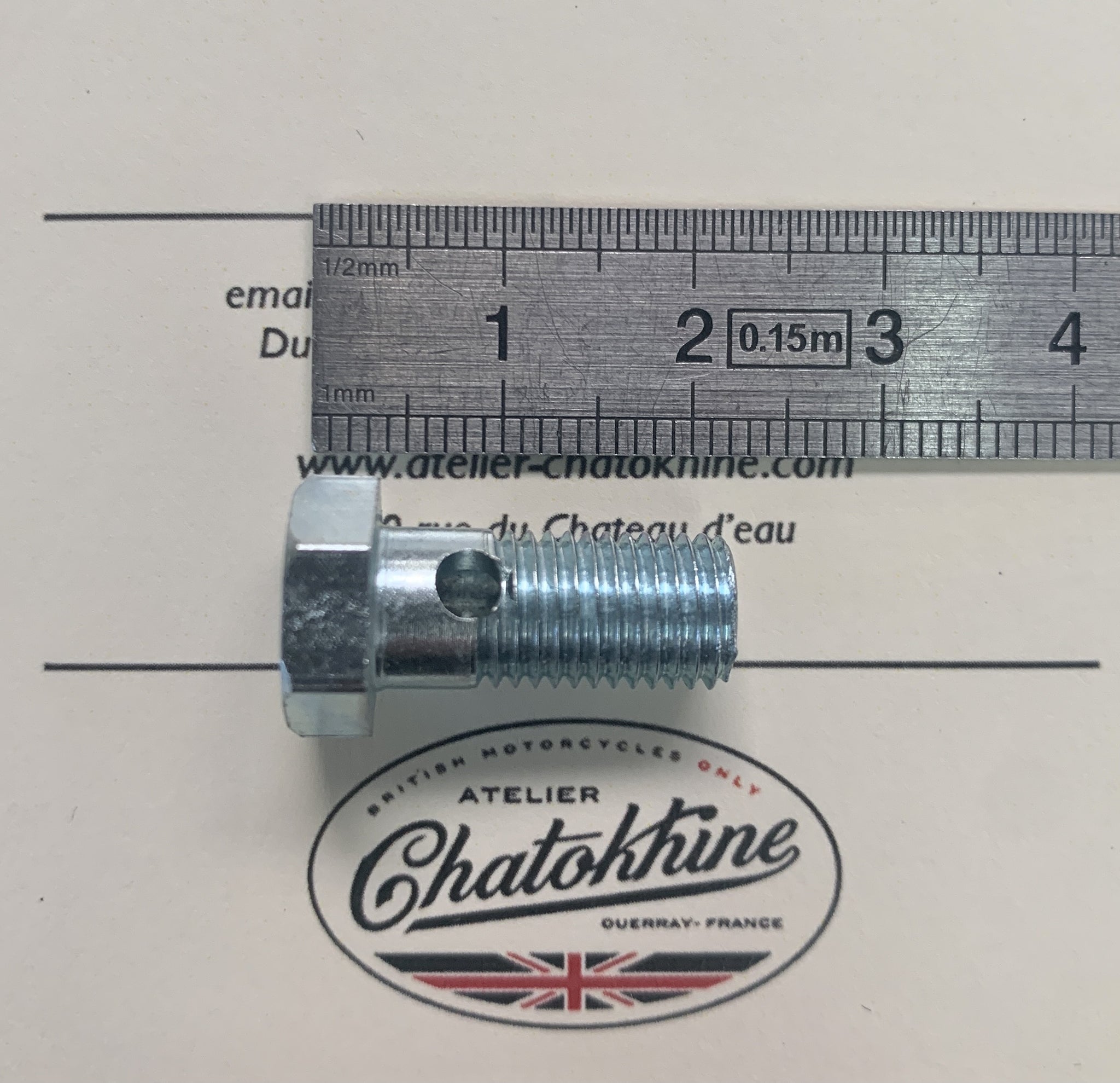 vis banjo colonnette Triumph boite séparée