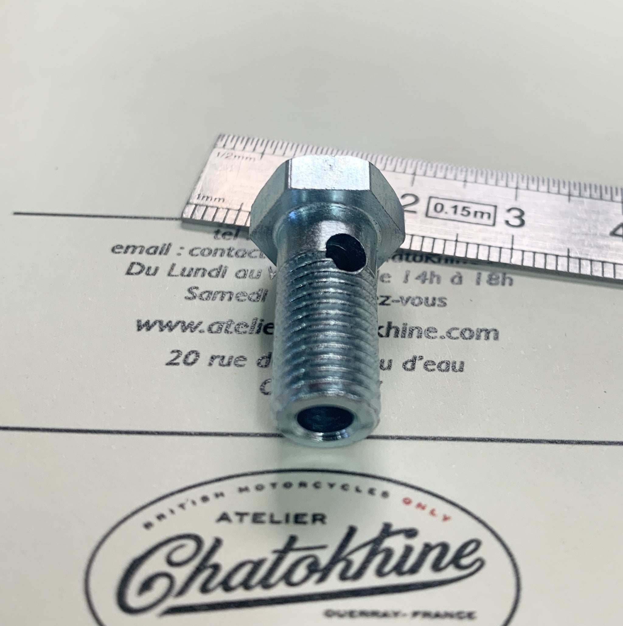 vis banjo colonnette Triumph boite séparée