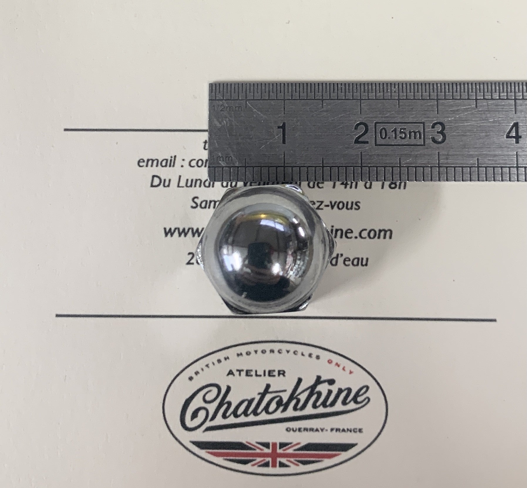 écrou borgne graissage haut moteur Triumph 500/650