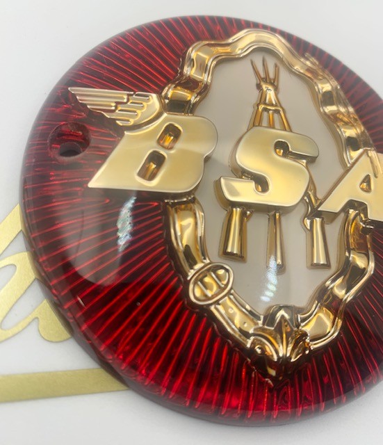 paire de badges de réservoir BSA trois fusils