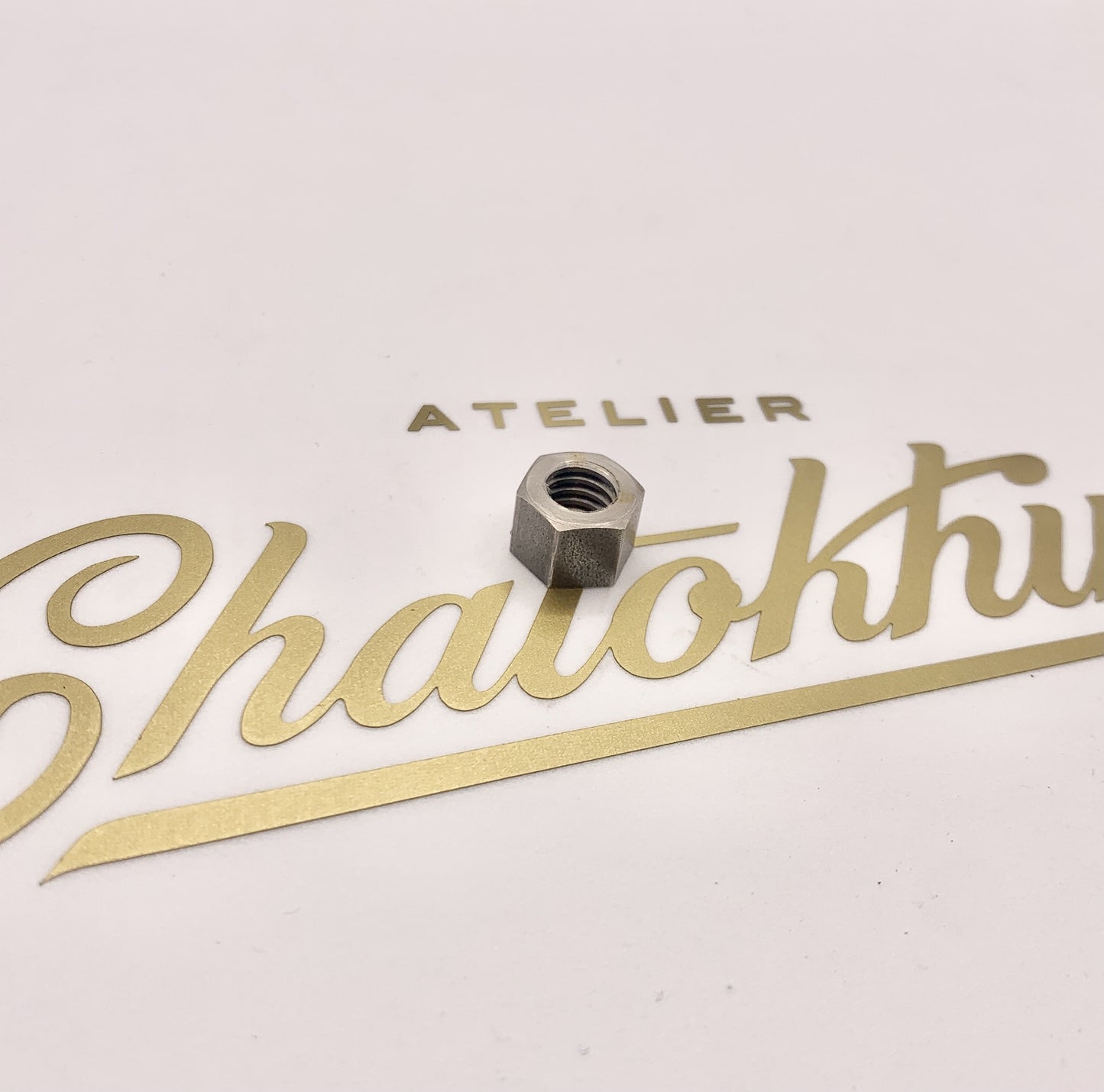 écrou inox magneto et tendeur primaire Velocette 5/16''
