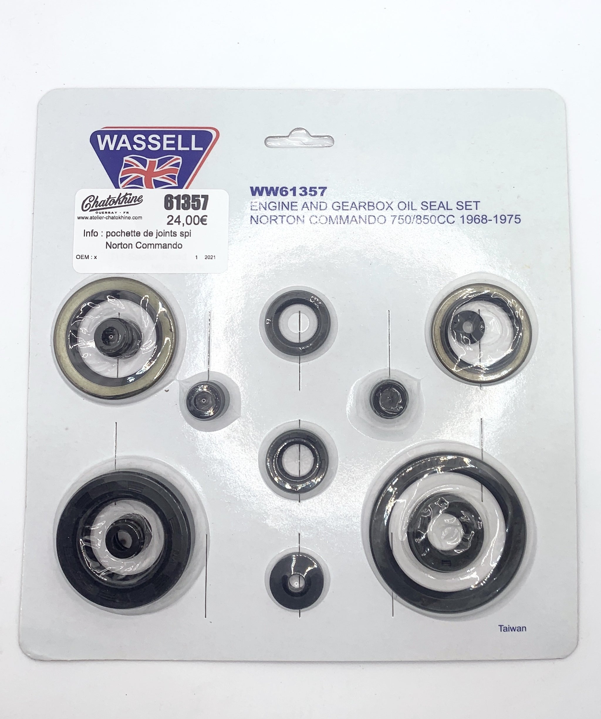 Pochette de joints spi Norton Commando (61357)