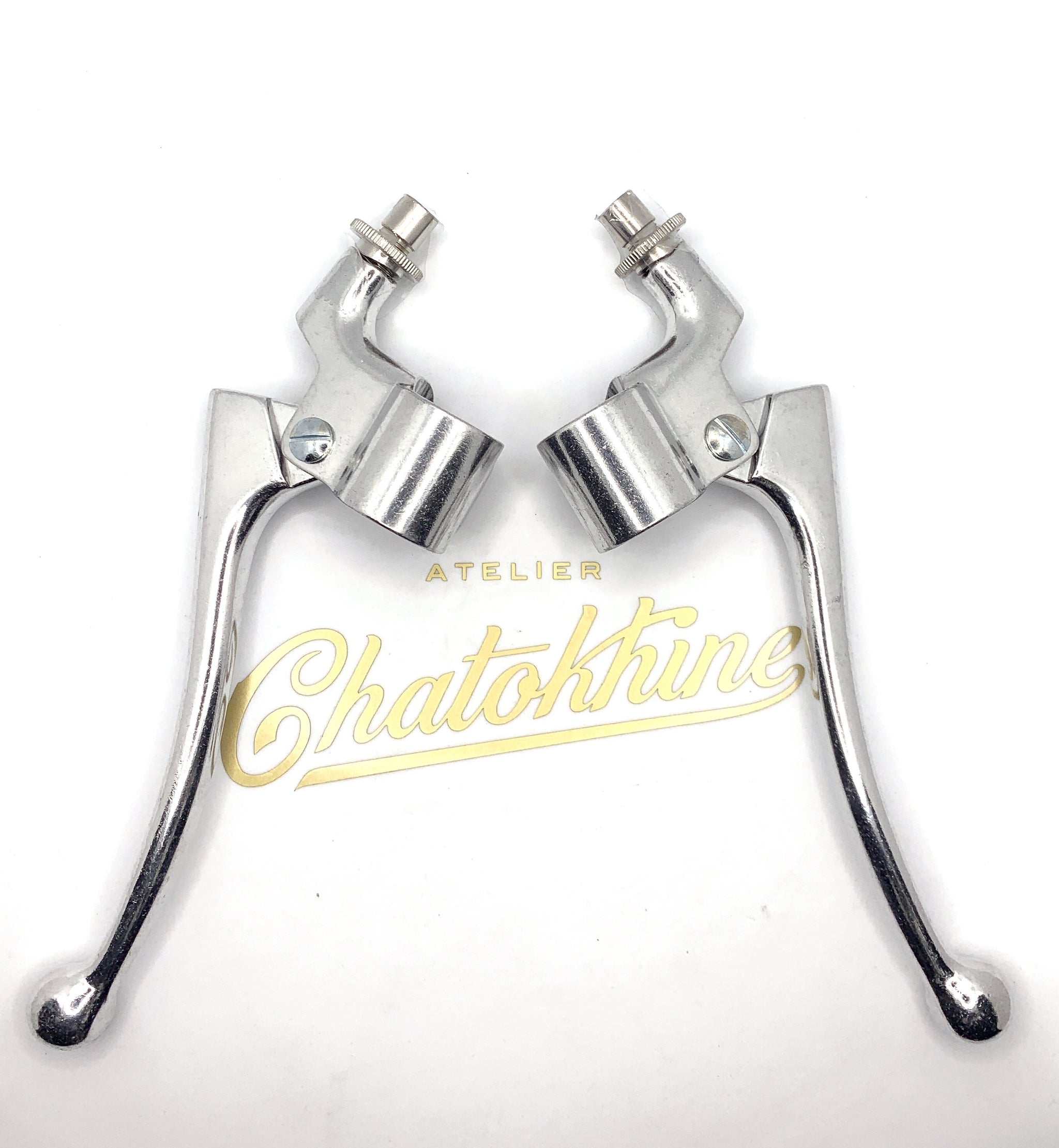 Paire de leviers aluminium AMAL 534 replica - diametre 22mm