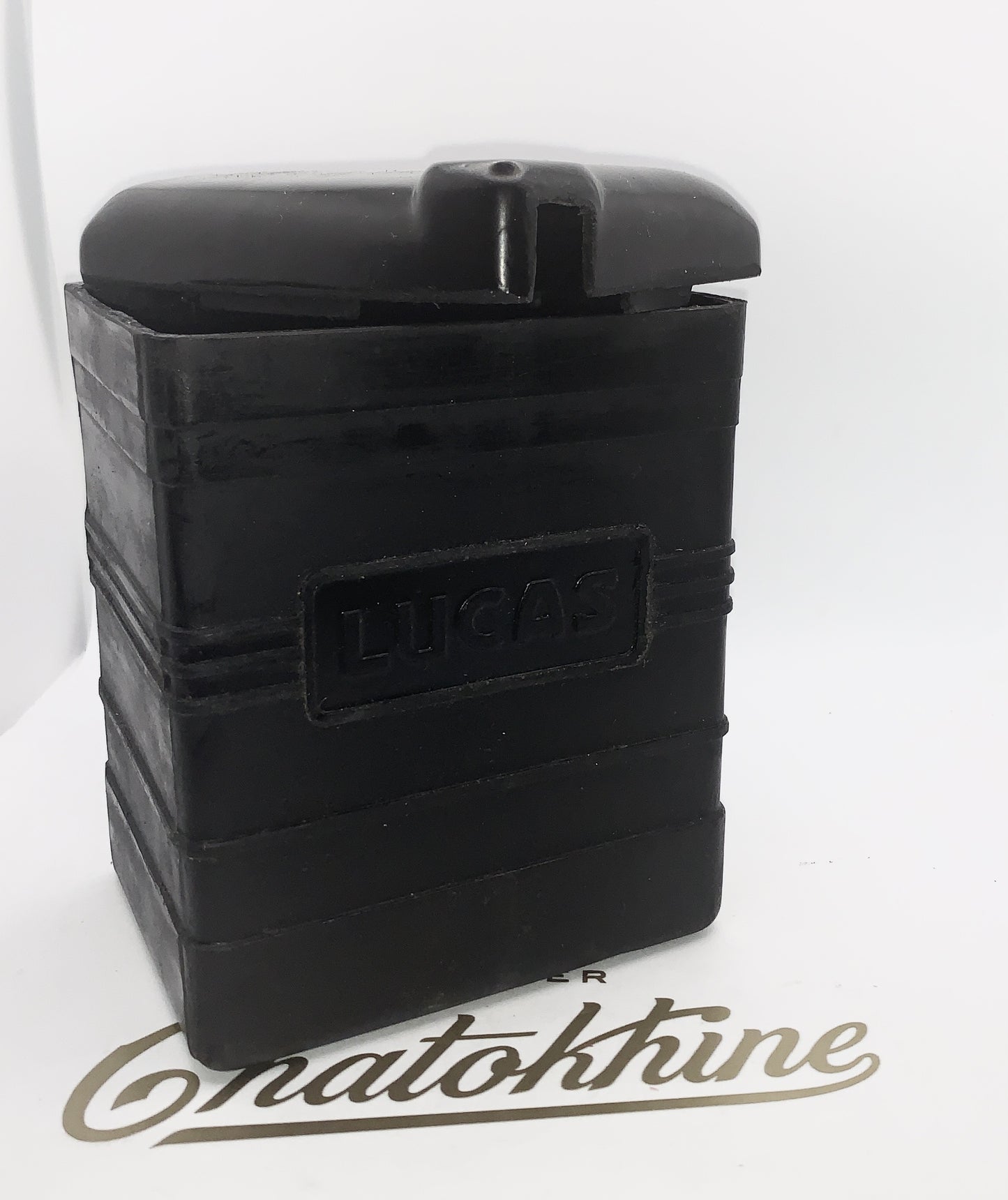 Boite à batterie bakelite Lucas look origine