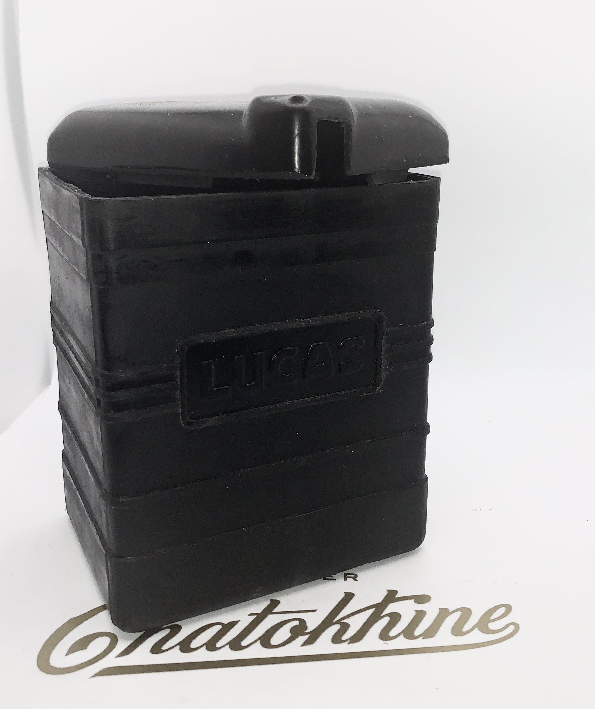 Boite à batterie bakelite Lucas look origine