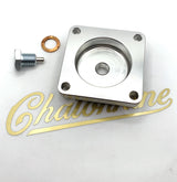 Trappe de Vidange BSA twin Aluminium taillée masse avec bouchon aimanté