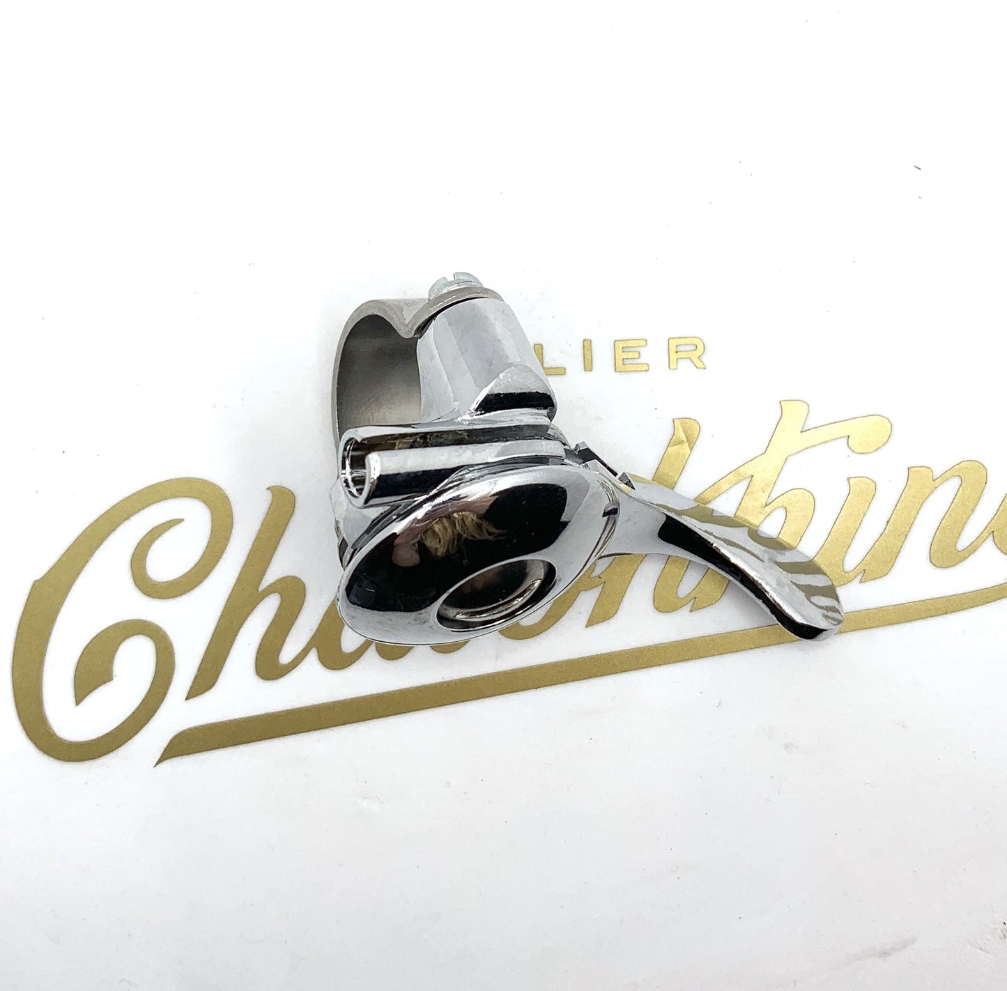 Manette d'avance ou starter droite sans boule 1'' (25.4mm)