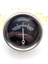 Amperemetre 2'' 8-0-8 Lucas replica cerclage chromé (19000)