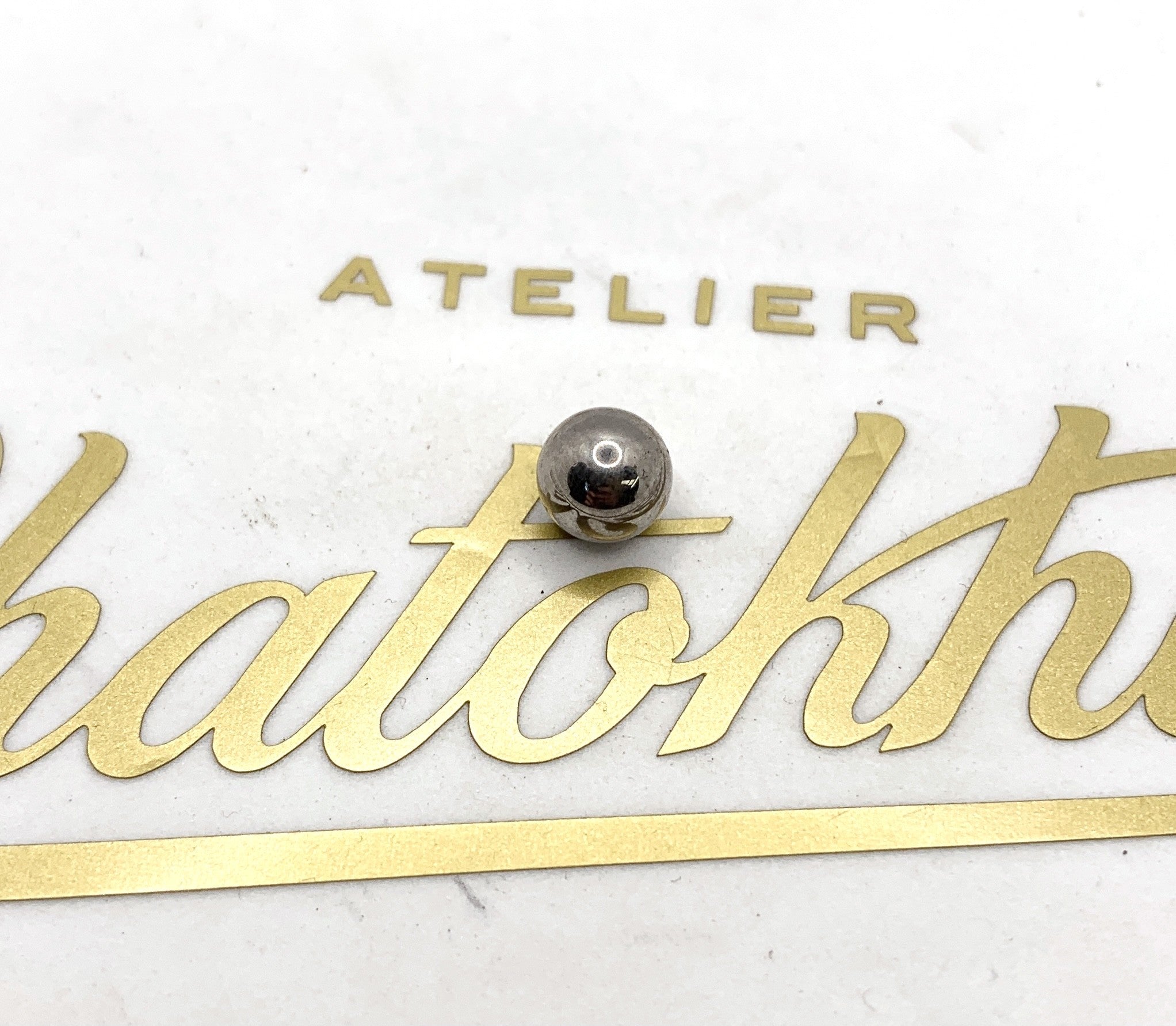 bille de clapet  de réservoir d'huile Velocette