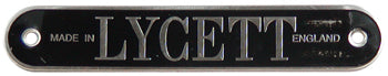 Plaquette à riveter pour selle monoplace "LYCETT"