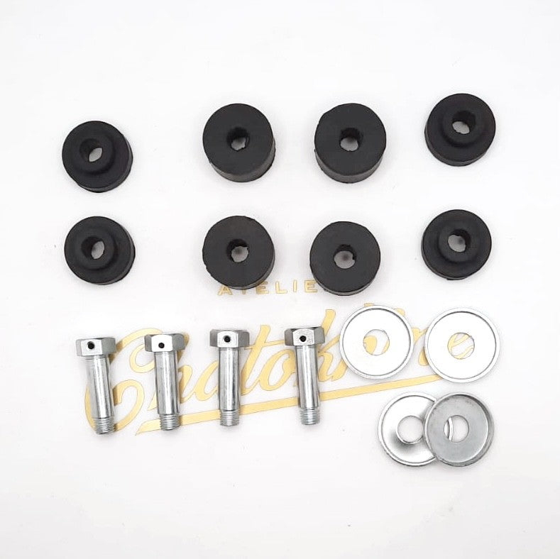 Kit fixation réservoir Triumph 350cc 500cc 650cc (1957-66)