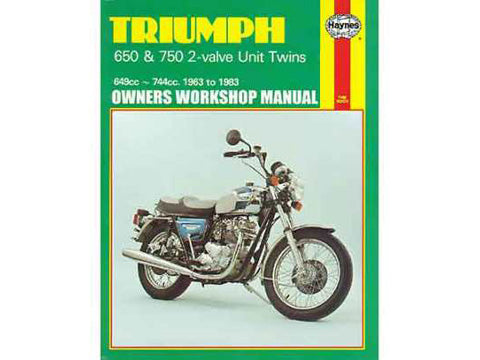 (HH122) Manuel d'atelier Haynes TRIUMPH T120/T140