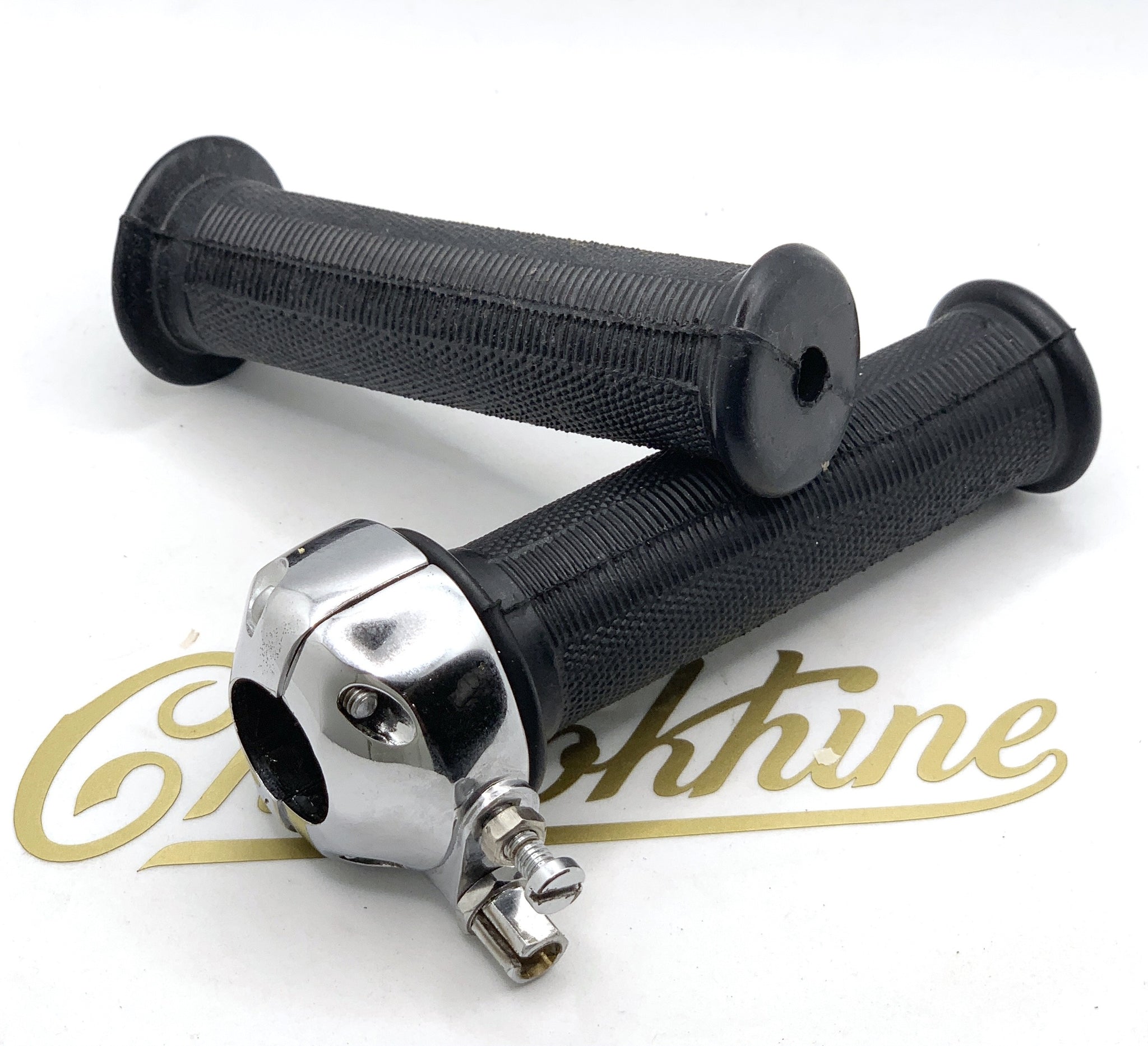 Ensemble poignée de gaz standard + caoutchoucs (22mm)