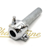 Poignée de gaz double tirage chromée (22mm) - 83236