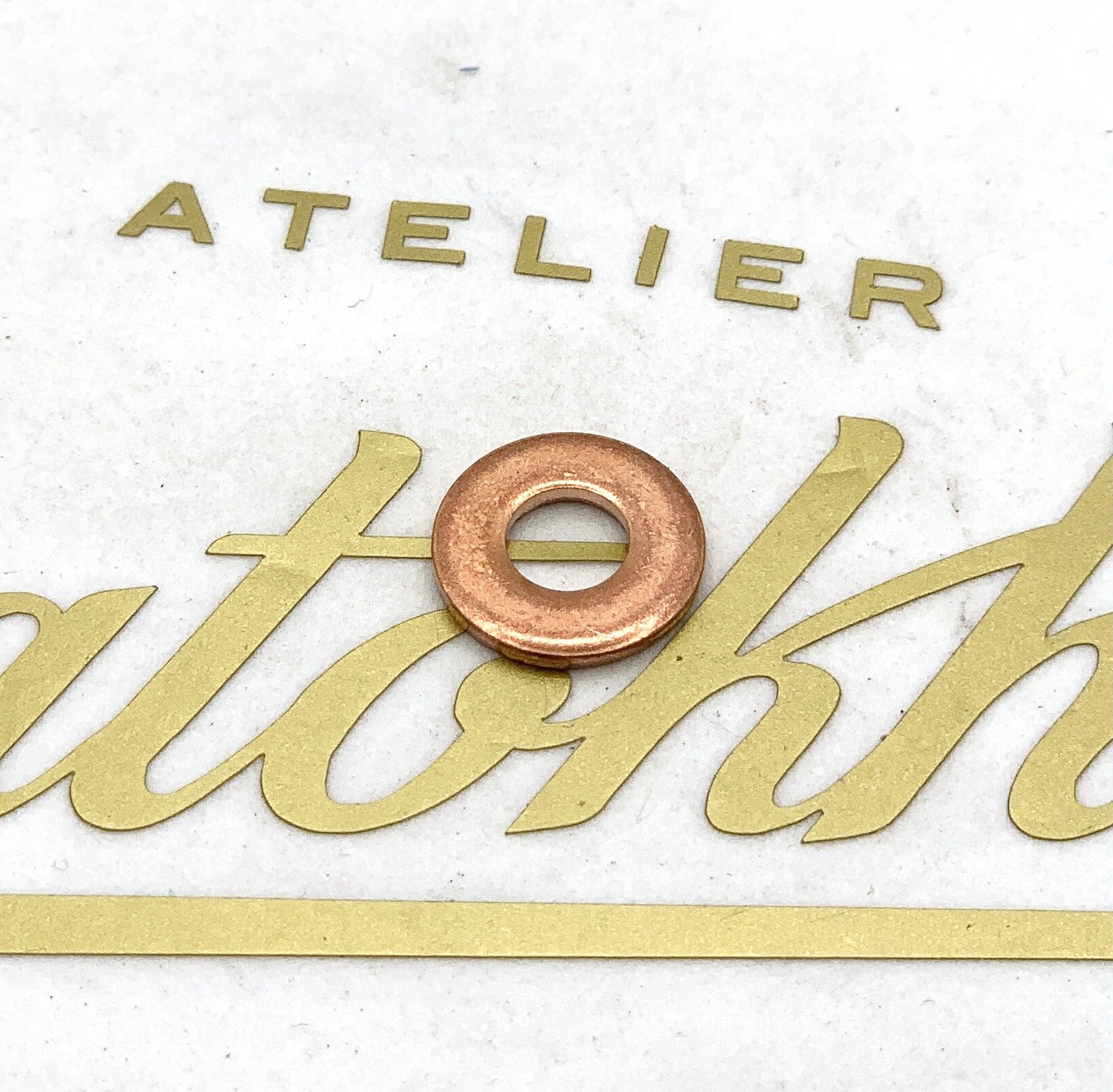 joint cuivre plaquettes d'axe de culbuteurs Norton bi-cylindre