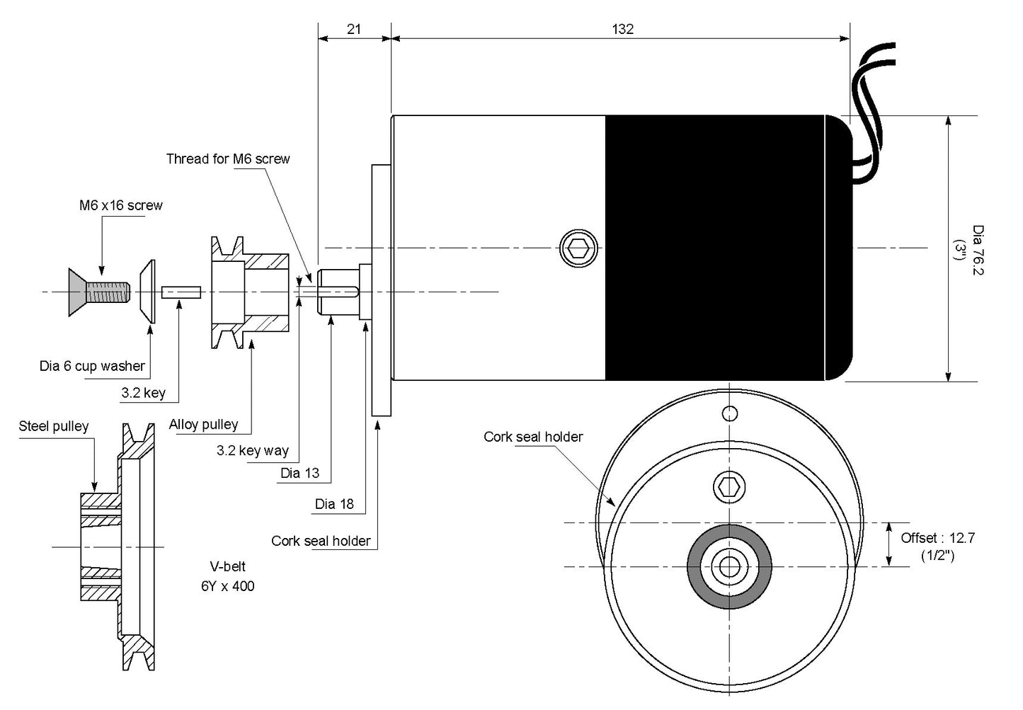 Kit alternateur BSA Twin