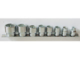 Jeu de 8 douilles Whitworth (61159)
