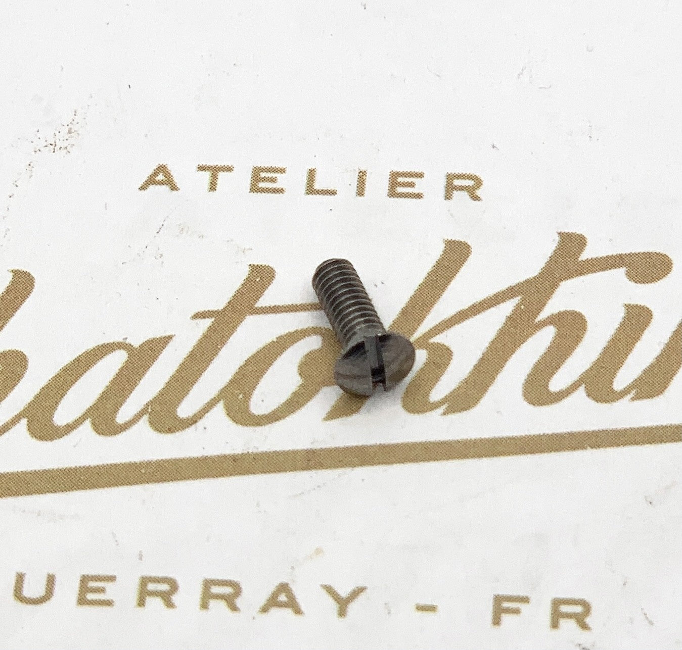 vis de plaquette d'indicateur de vitesse engagée Triumph 500cc