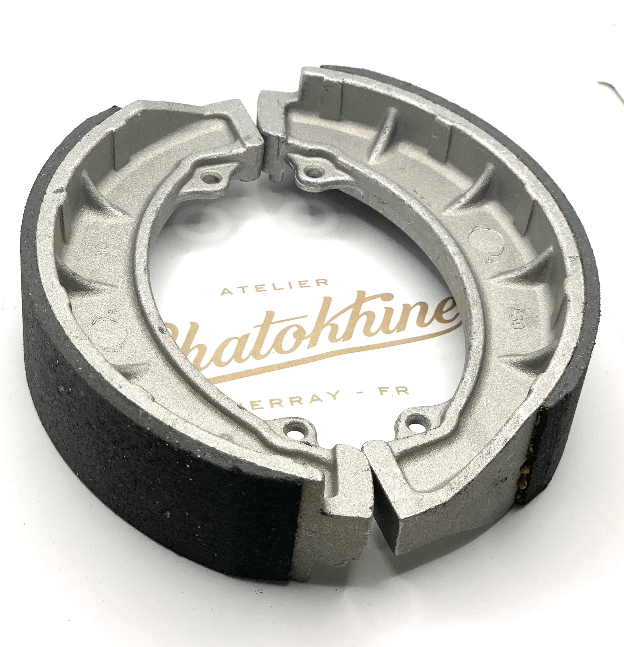 Paire de machoires de frein avant BSA/Triumph double cames (68-7