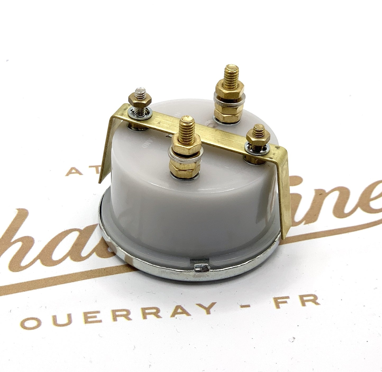 Amperemètre 1 3/4"  8-0-8 noir (AM001)