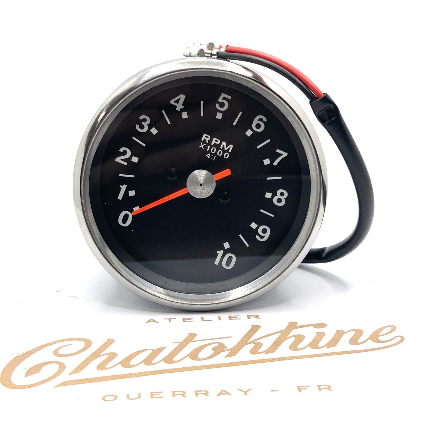 Compte-tours Smiths Replica post-69 fond noir (4:1)