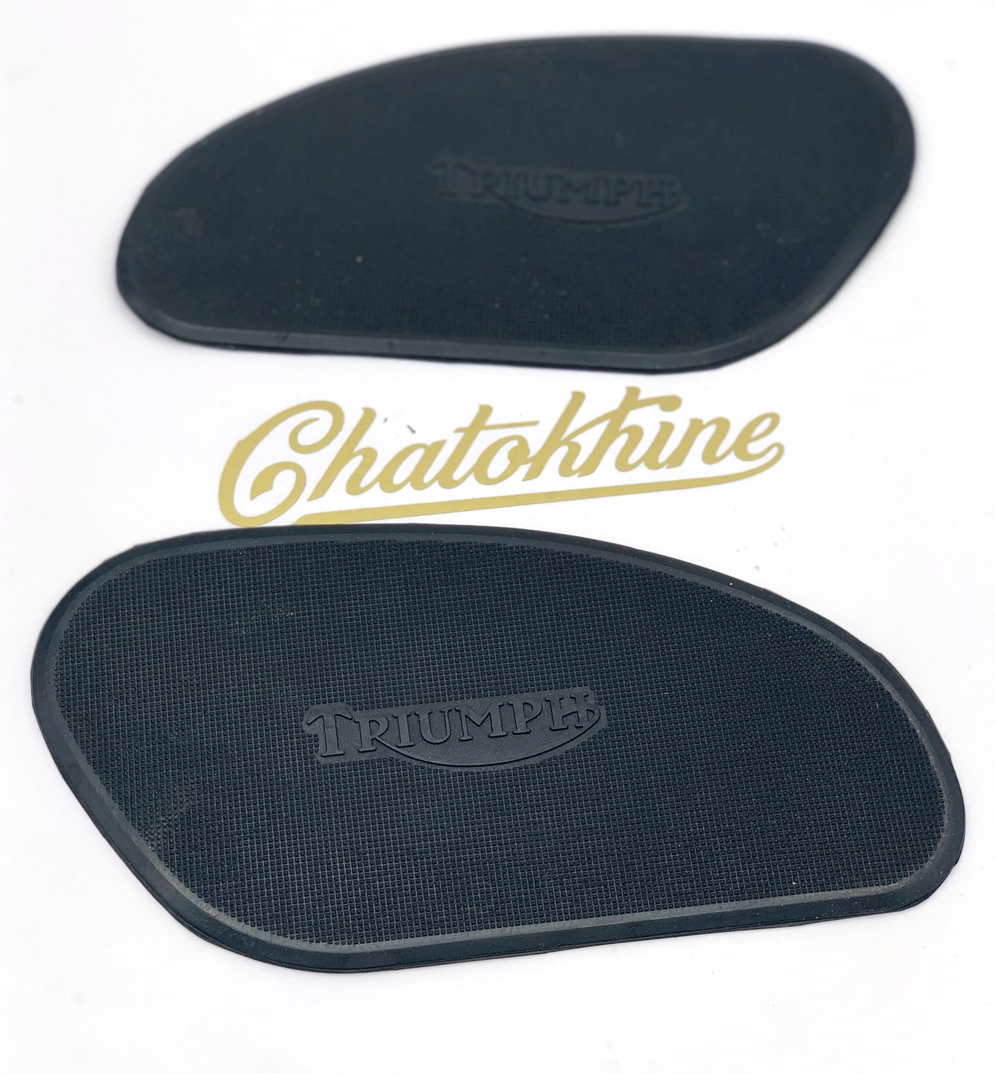 Paire de grippes genoux Triumph T120 TR6 6T T100 1964-67 (27403)