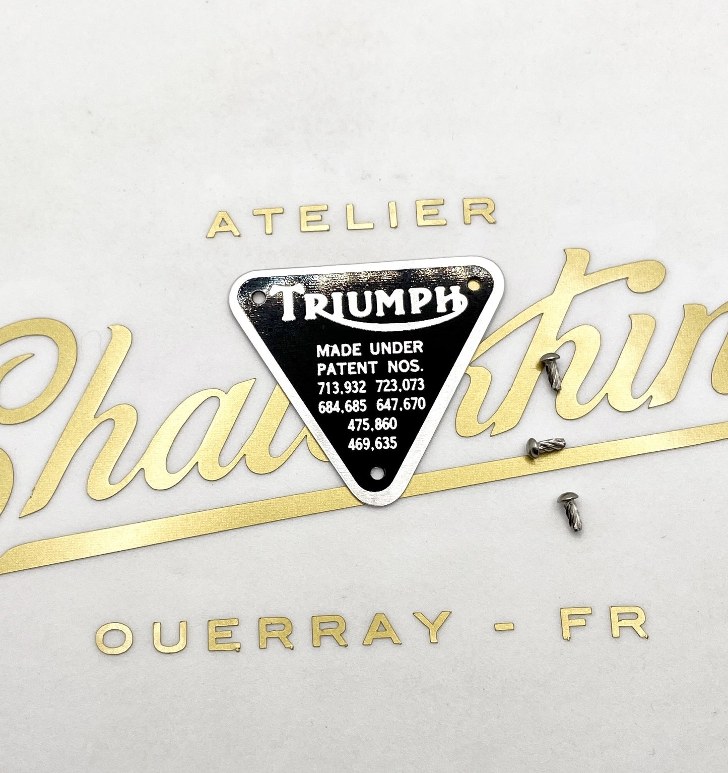 Plaquette carter de distribution Triumph