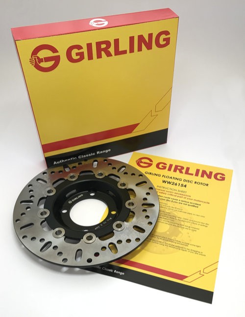 Disque flottant inox Girling pour Triumph TR7 T140 T150 T160 (1973-83)