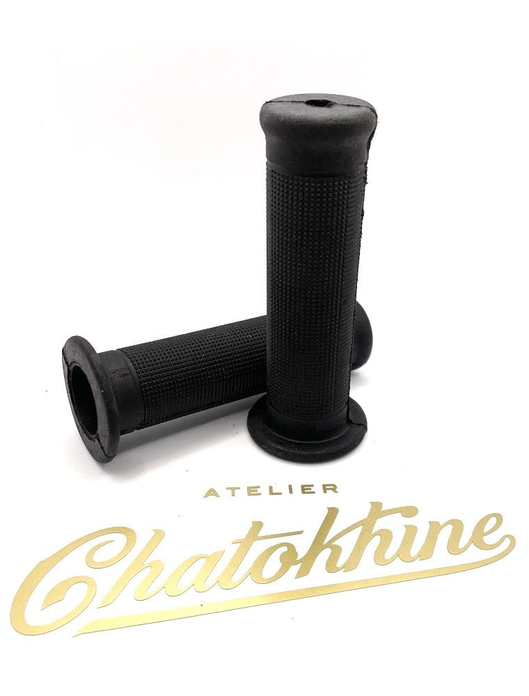 Paire de caoutchoucs poignée type Amal origine - diametre 22mm