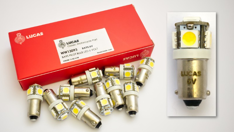 Ampoule LED veilleuse & instruments 6V