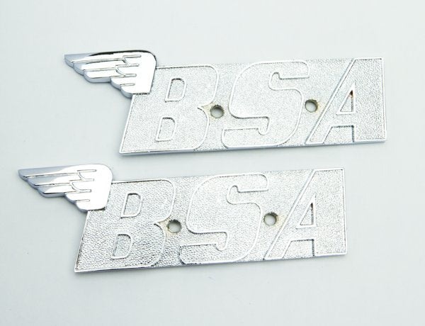 Paire badges de réservoir BSA 1971 à 73 (29118)
